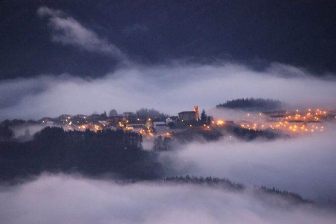 Por la noche: foto en Olaberria