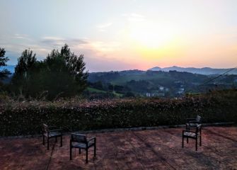 Puesta de sol y naturaleza 