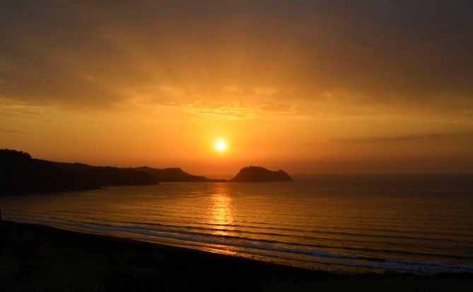 Ratón de Getaria desde Zarautz: foto en Zarautz