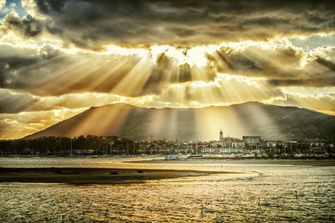 Rayos: foto en Hondarribia