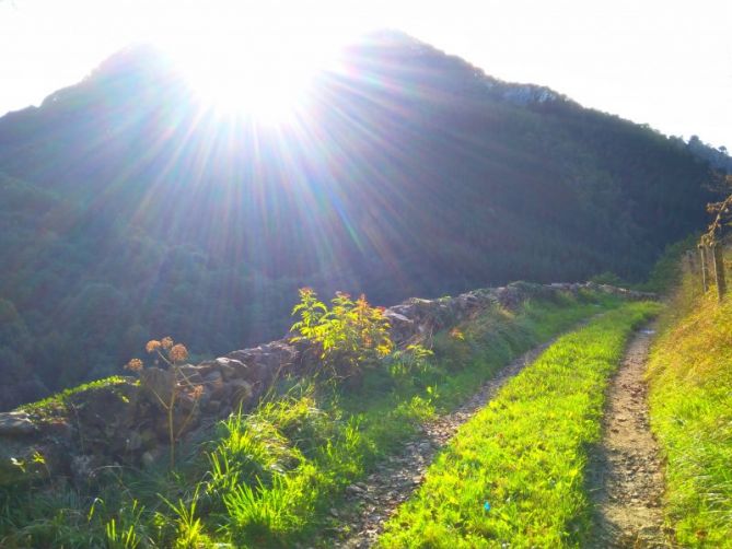 Rayos últimos: foto en Zaldibia