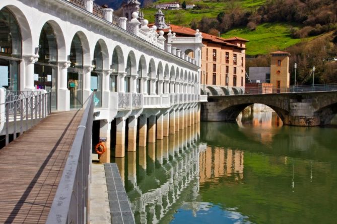 Reflejos en el Oria: foto en Tolosa