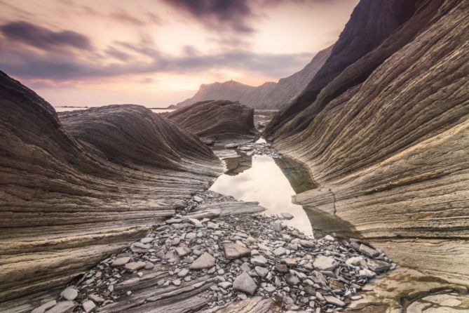 Rocas: foto en Deba