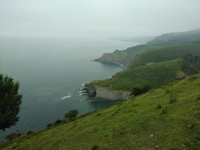 Sakonetako flysch: foto en Deba