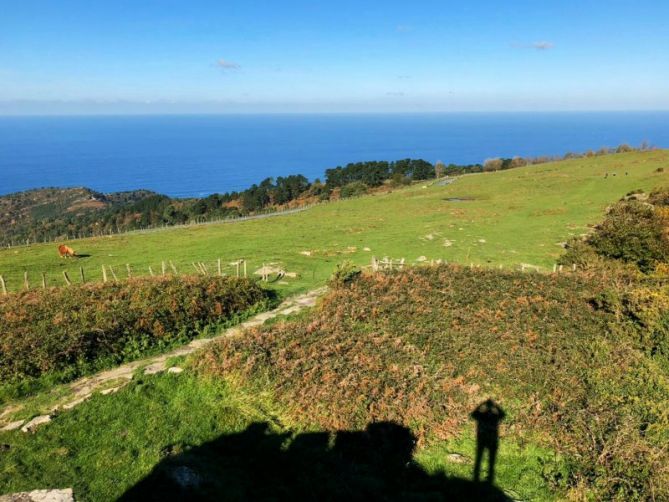 Selfie: foto en Hondarribia