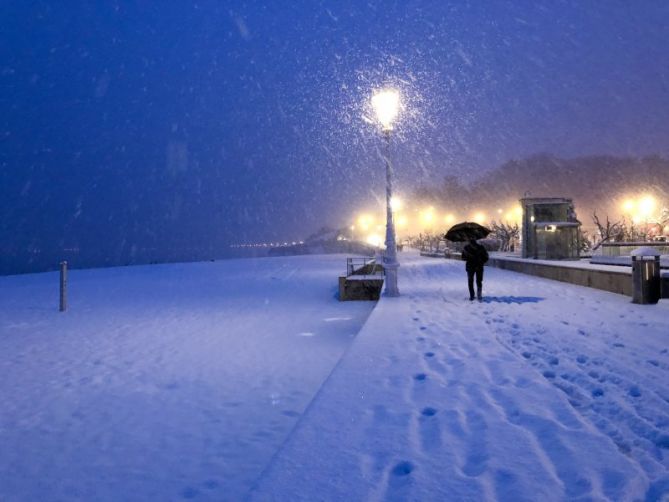 El silencio del caminante: foto en Donostia-San Sebastián