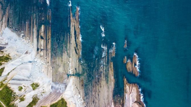 Sobrevolando el Flysh: foto en Zumaia