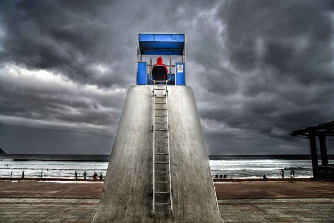 EL SOCORRISTA: foto en Zarautz