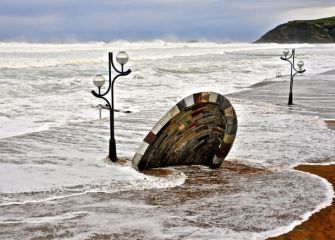 Temporal en Zarautz 