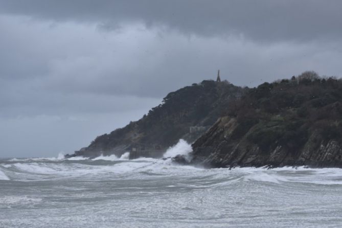 La tormenta se acerca: foto en Donostia-San Sebastián