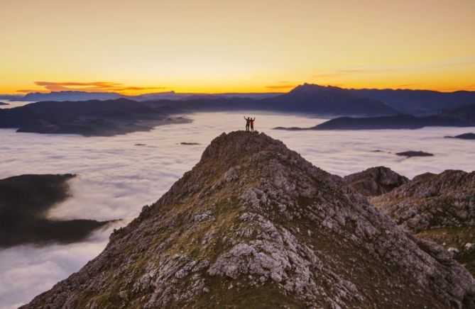 Ultimo amanecer del año.: foto en Arrasate-Mondragón