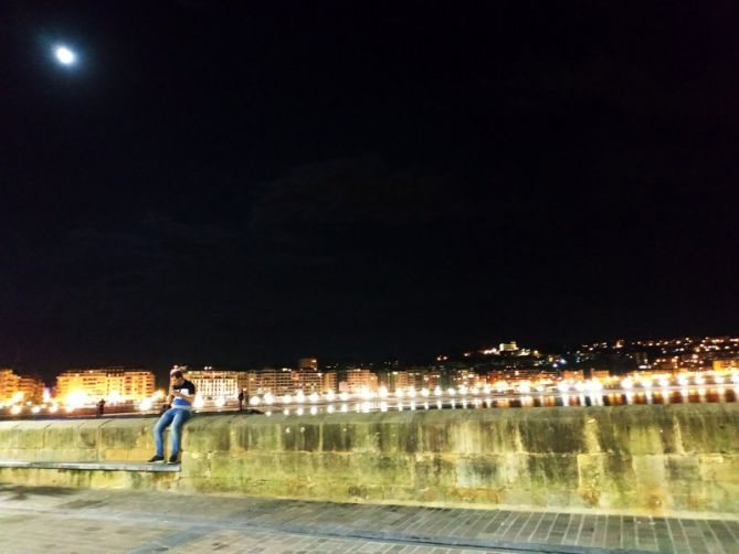 El último helado: foto en Donostia-San Sebastián