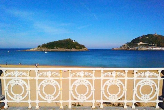 Verano en la Concha: foto en Donostia-San Sebastián