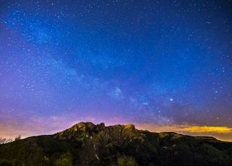 Vía lactea en Peñas de Aya