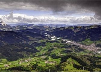 A vista de pájaro ,