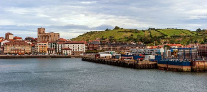 Vista de Zumaia: foto en Zumaia