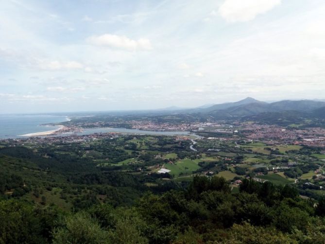 Vistas desde el Monte Jaizkibel: foto en Hondarribia