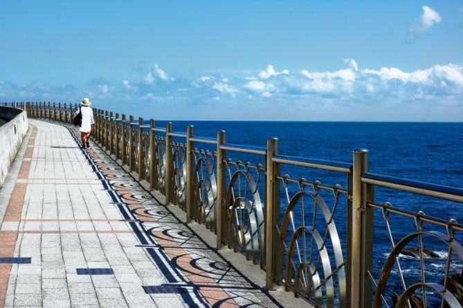 De Zarautz a Getaria: foto en Zarautz