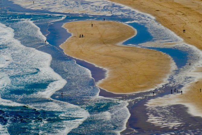 Zarauzko hondartza : foto en Zarautz