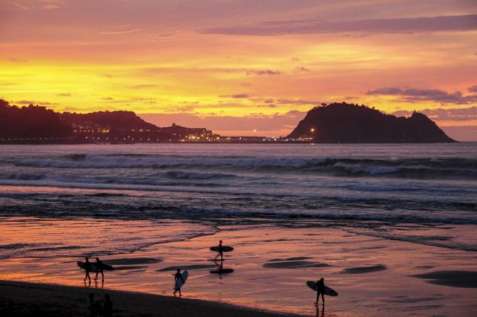 Zarauzko Ilunabarra : foto en Zarautz