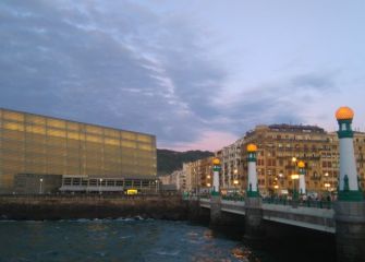 Zurriola al atardecer