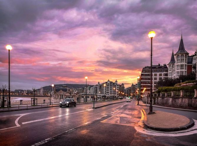 Amanecer en Donosti: foto en Donostia-San Sebastián