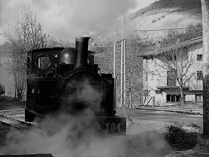 Antiguo ferrocarril: foto en Azpeitia