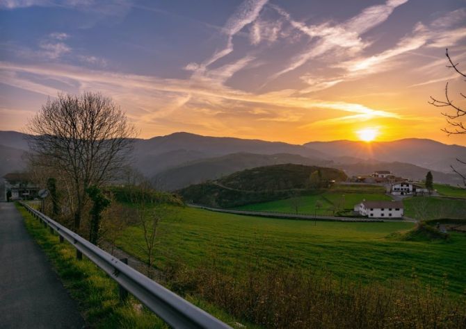 Atardecer en Azpeitia: foto en Azpeitia