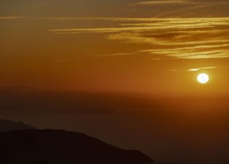 atardecer desde jaizkibel