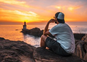 Atardecer en el faro de San Juan