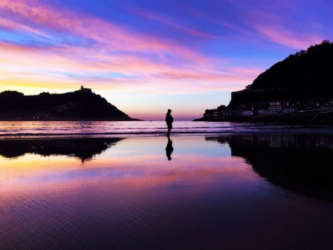 Atardecer Galáctico: foto en Donostia-San Sebastián