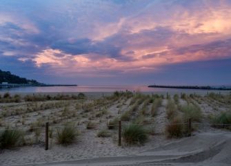 Atardecer en Hondartza