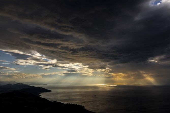 atardecer en jaizkibel: foto en Hondarribia