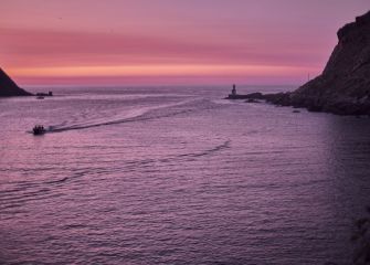 Atardecer de verano en Pasai Donibane