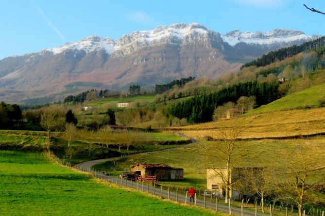 Cara norte: foto en Zegama