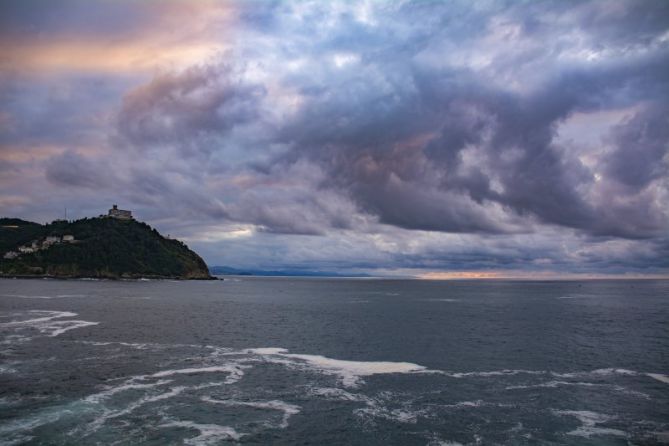 Cielo y mar: foto en Donostia-San Sebastián