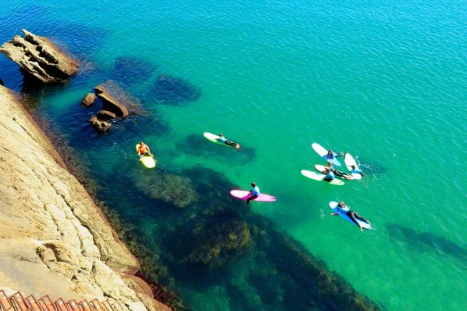 Colores de mar: foto en Zarautz