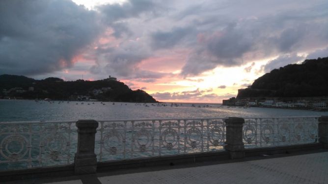 La Concha en gris: foto en Donostia-San Sebastián