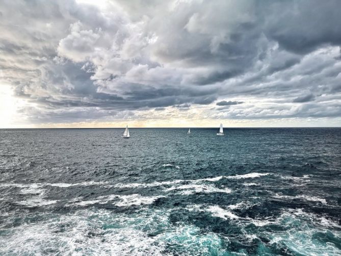 Un día de tormenta: foto en Donostia-San Sebastián