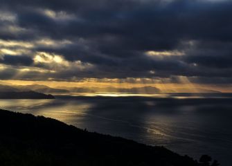 Espectáculo en la costa Gipuzkoana