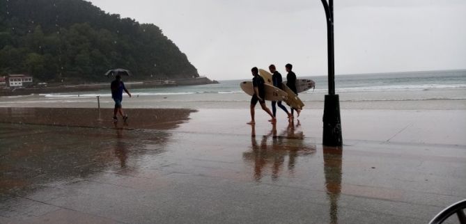 Hondargain: foto en Zarautz