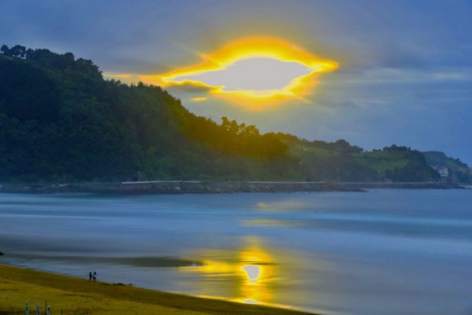 La hora azul : foto en Zarautz