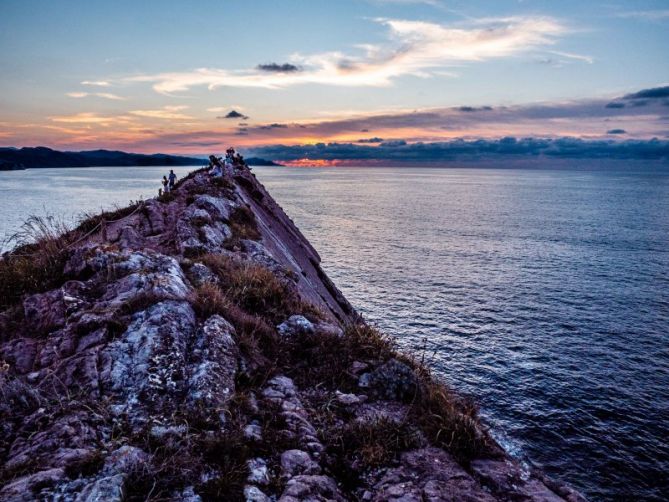 Ilunabarra Algorrin.: foto en Zumaia