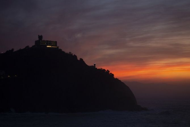  ilunabarra Igeldon: foto en Donostia-San Sebastián