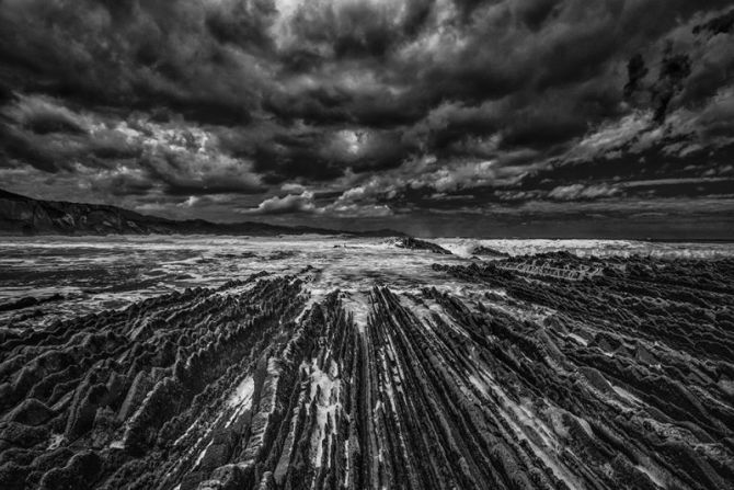 Itzurun flysch: foto en Zumaia