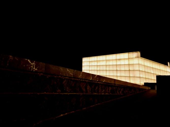 Kursaal la nuit : foto en Donostia-San Sebastián