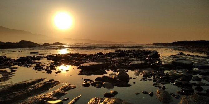 Las maravillas del atardecer del flysch.: foto en Zumaia