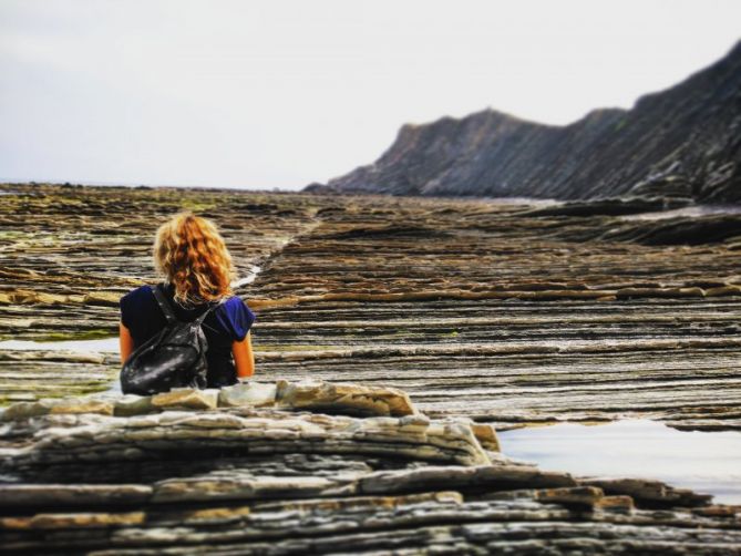 El libro de la vida: foto en Zumaia