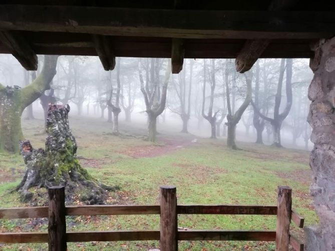 Mañana apoteósica desde la chabola: foto en Oiartzun