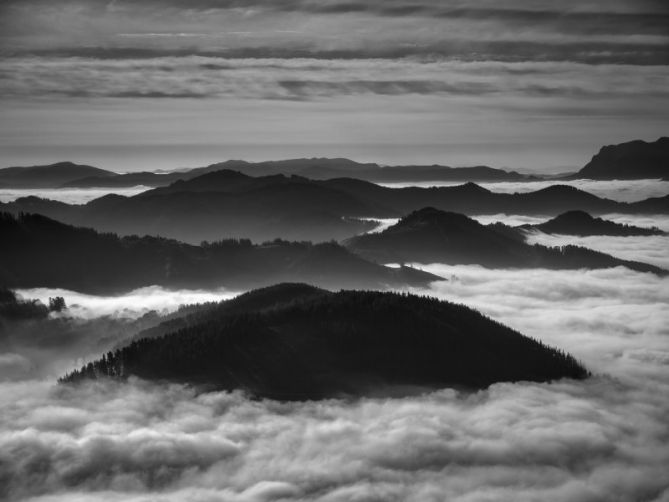 Un mar de nubes: foto en Urretxu
